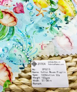 Cotton Woven Poplin CP3213 — 100% Cotton, 150gsm (photo 2)