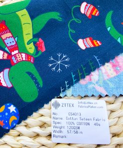 Cotton Sateen Fabric CS4013 — 100% Cotton, 120gsm product photo