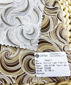 Cotton Lawn Fabric CP6011 — 100% Cotton, 90gsm product photo
