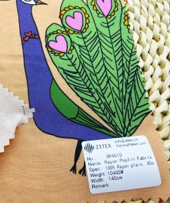 Rayon Poplin Fabric RP4510 — 100% Rayon Poplin, 104gsm (photo 1)