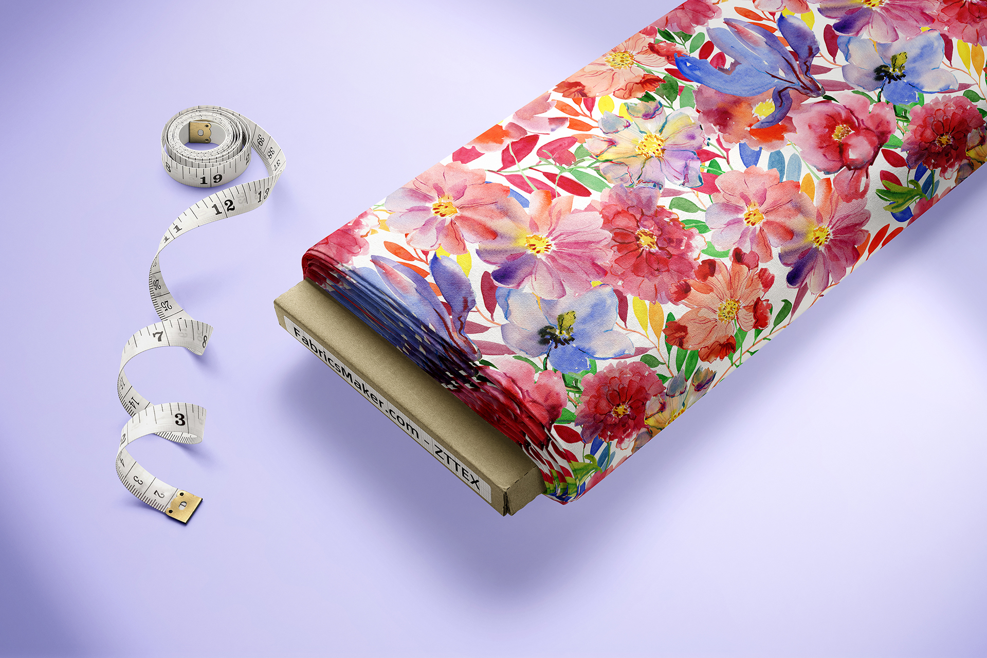 Custom fabric print color sample photo